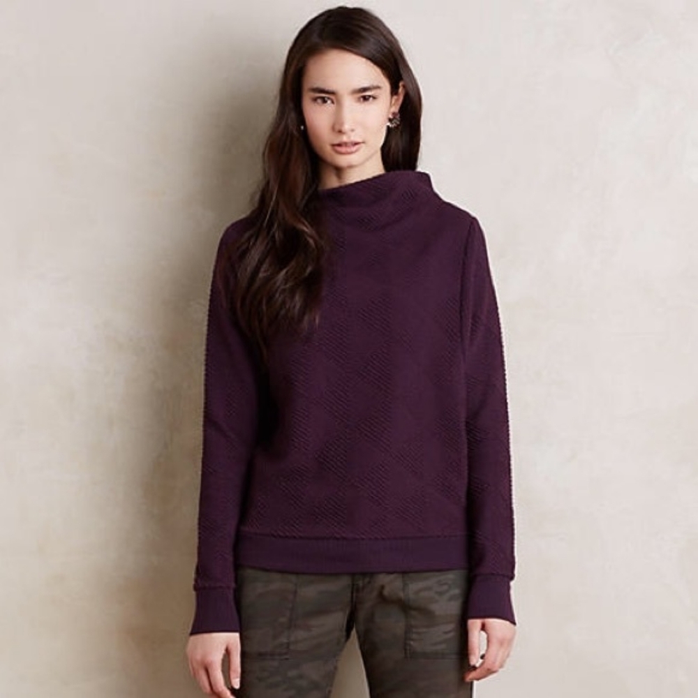 Anthropologie Postmark Jura Funnelneck sweater